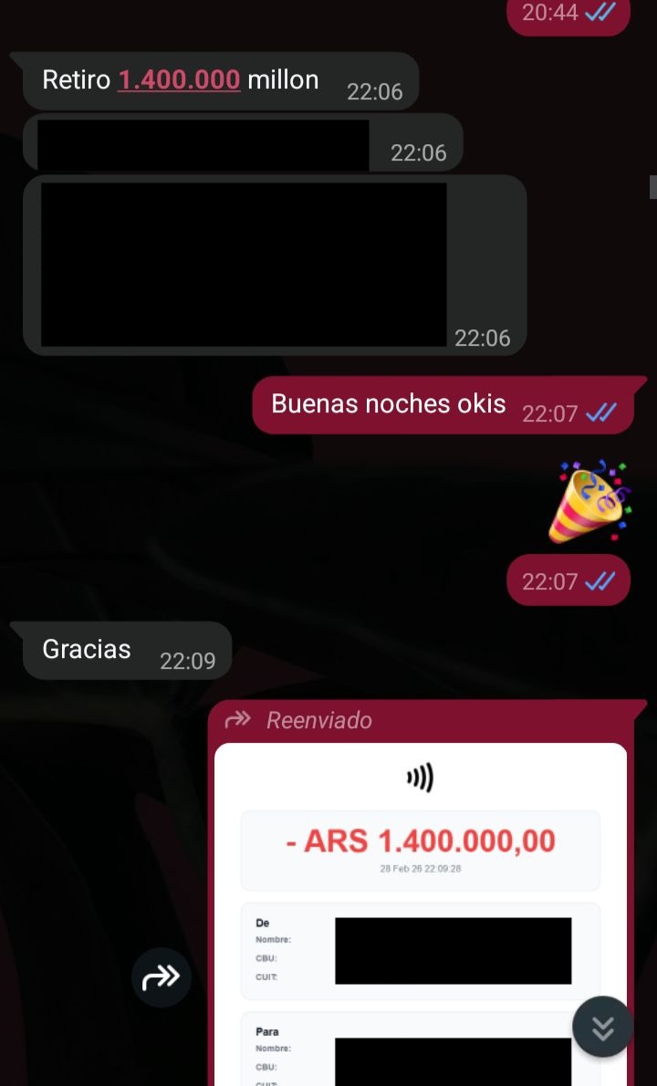 Retiro $229.000